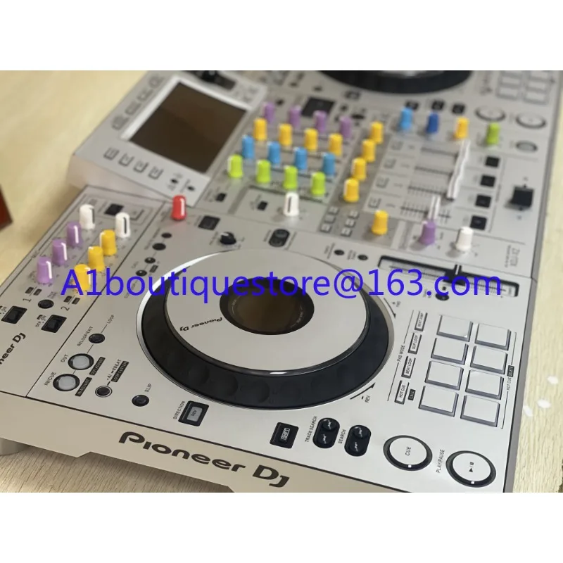 وحدة تحكم الفيلم Pioneer XDJXZ XDJ-XZ مشغل أقراص متكامل مغلق بالكامل من البولي كربونات المستوردة باللون الأبيض والفضي