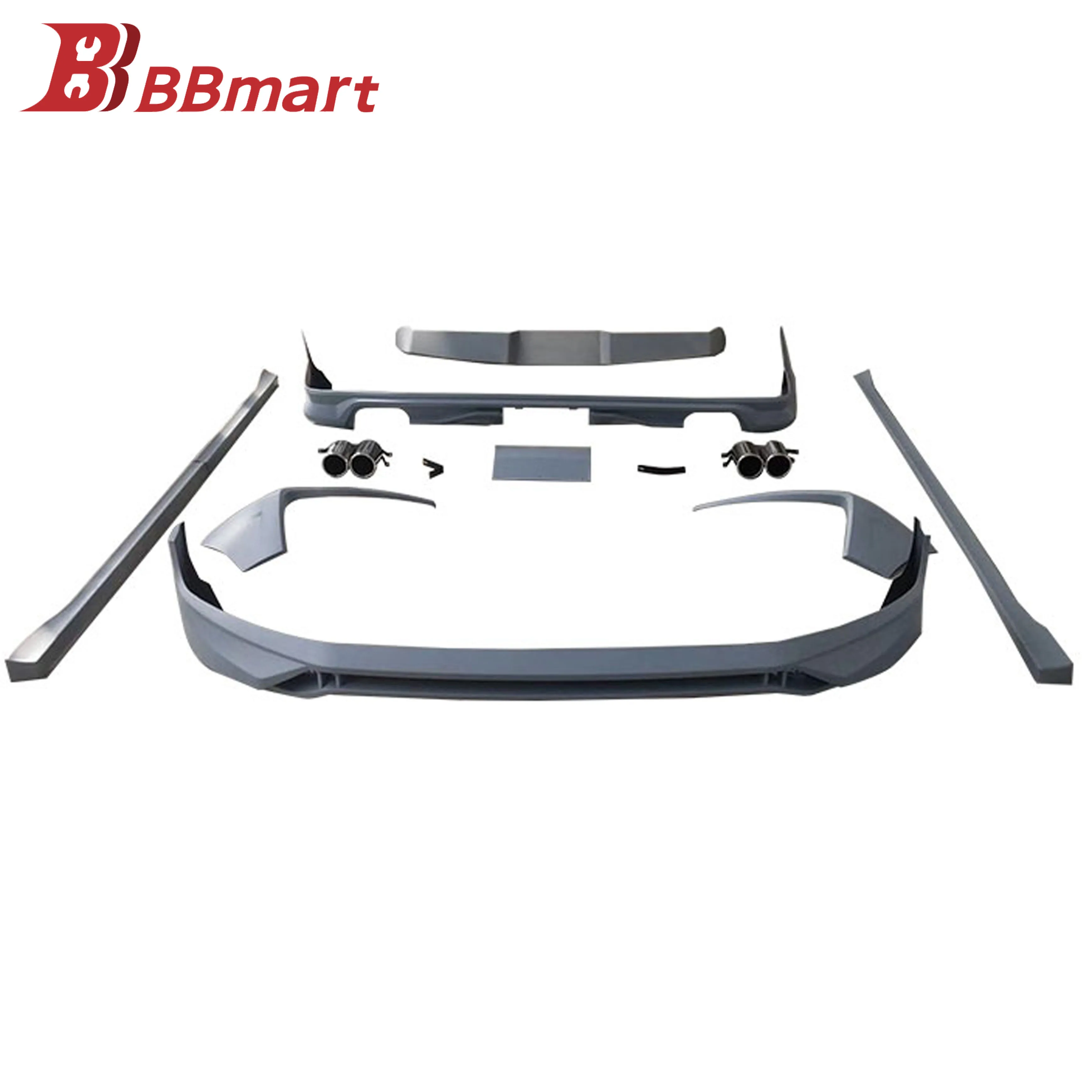 BBmart Auto Parts Body Kit for VW Tiguan Magotan T-Roc Jetta Multivan Caravelle Front Car Bumpers Auto Grille Side Skirt