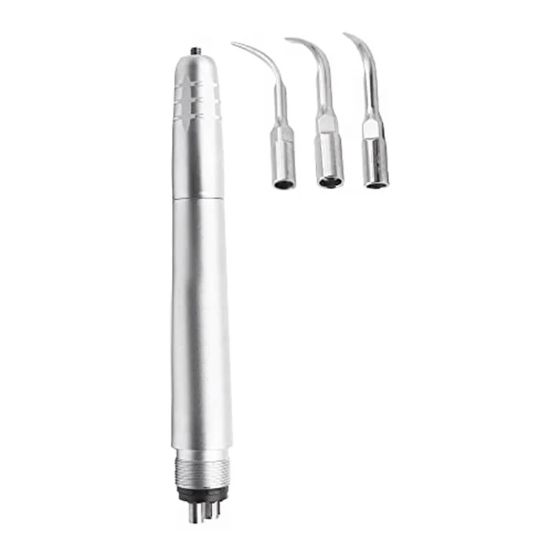 N02R-Pneumatic Descaler Hygiene Tool Accessory Parts With 3 Tips For Cleaning 4 Sockets