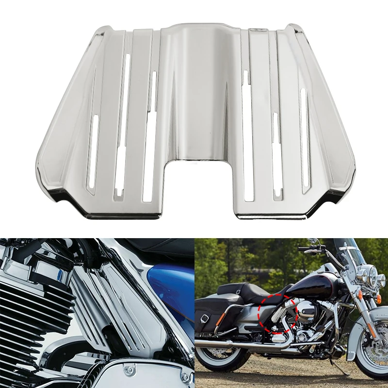 

Motorcycle Spark Plug Wire Chrome Cover For Harley Touring Road King Electra Street Glide Road Glide FLH/T FLHT 2017-2022