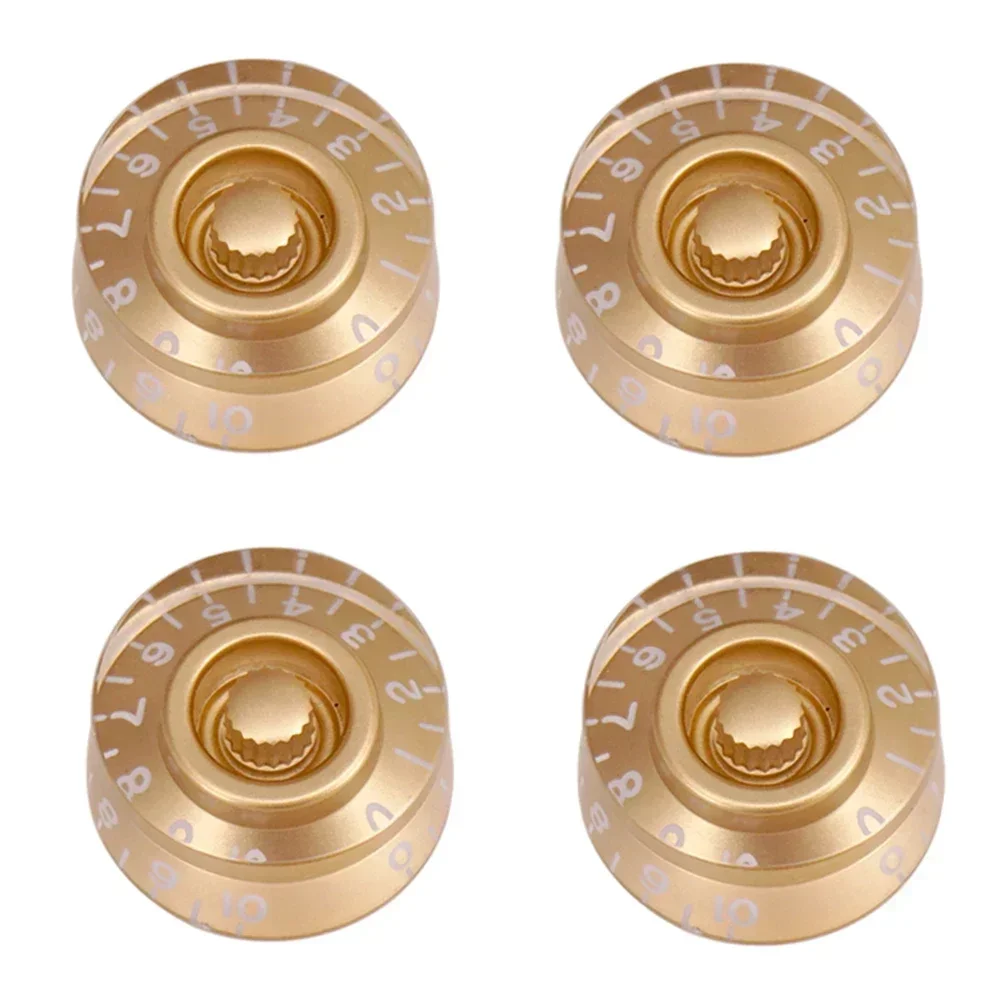 4pcs Speed Control Guitar Knobs Multi Color LP Electric Guitar Volume Tone Knob Top Hat Musical Instruments Guitars Parts