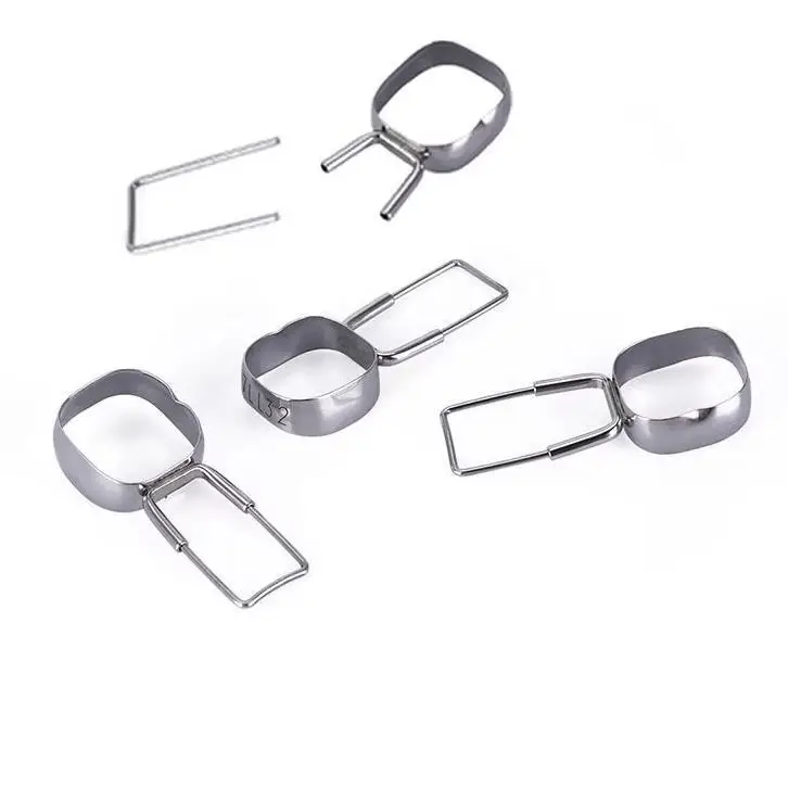 

40Pcs Orthodontic Molar Space Maintainer Gap Retainer Braces Bands for Children 2Nd 32# To 41# Size