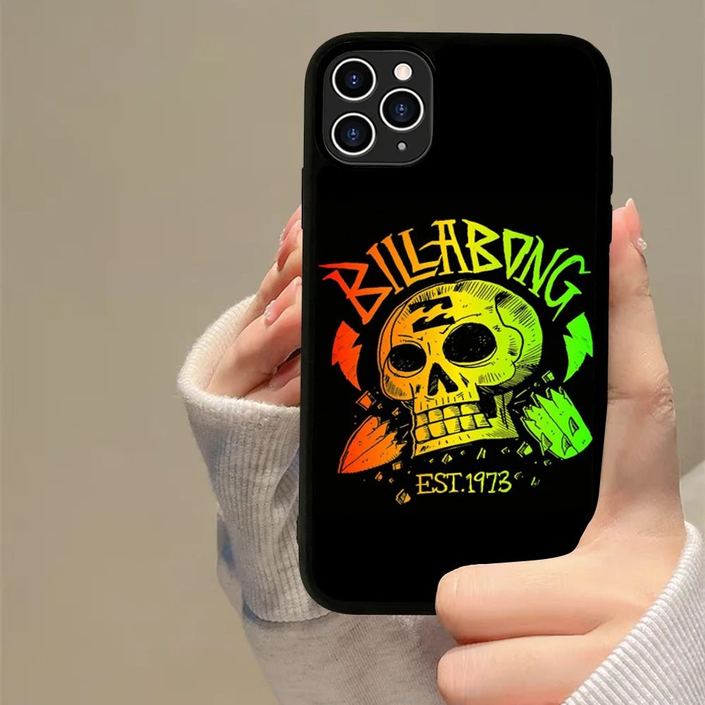 Casual Surfing B-BillabongeS Phone Case Silicone PC+TPU For Samsung S10 20 30 22 23 24 Plus Lite Ultra Cover