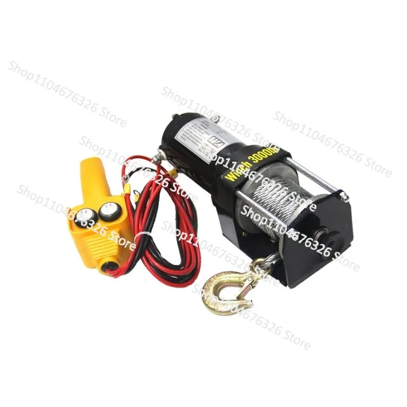 

Vehicle Self-rescue Off-road Electric Winch 3000lb 12V 24V Off-road Vehicle Winch Traction for Vehicle Crane
