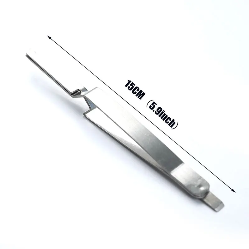 Stainless Steel Dental Tweezer Plier Direct Bracket Holder Orthodontic Bonding