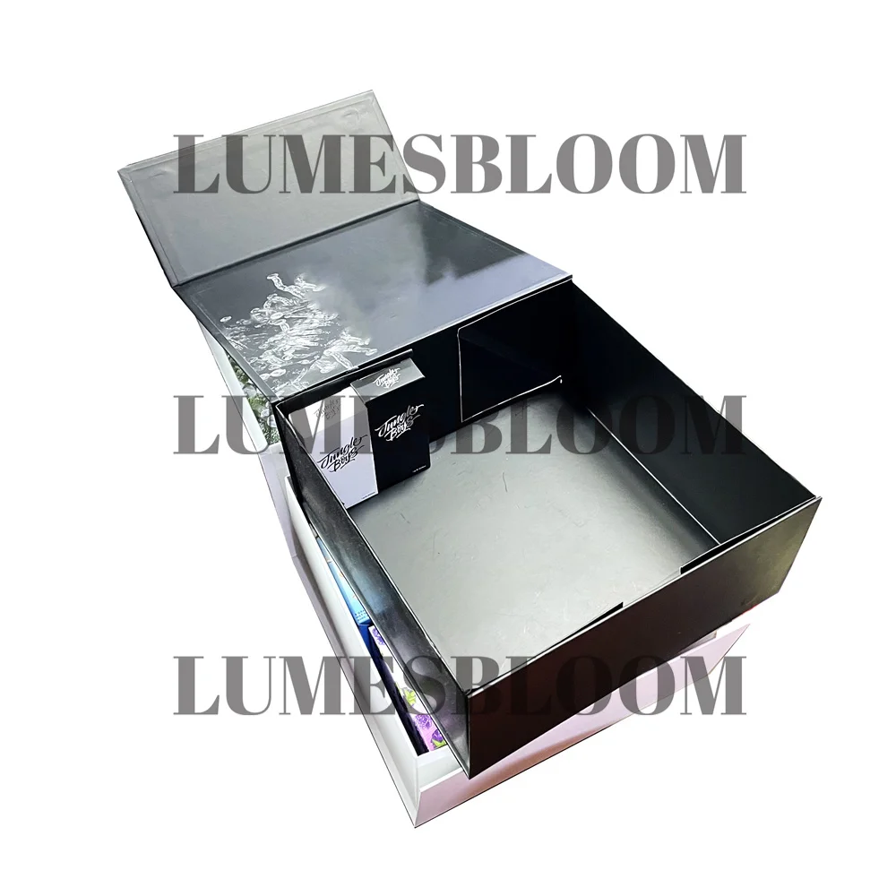 1ml Empty Cartridge Jungleboyz White Black Paper Packaging Display Box Foldable Storage Container Card Slot Boxes Customize