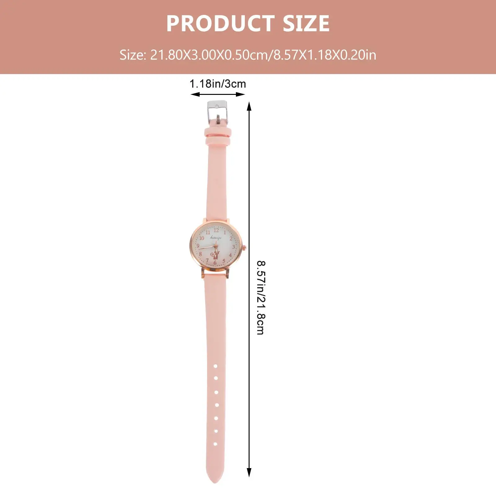 Kids Watches for Band Watch Student Watch Girls Waterproof Wrist Clock PU Band Student