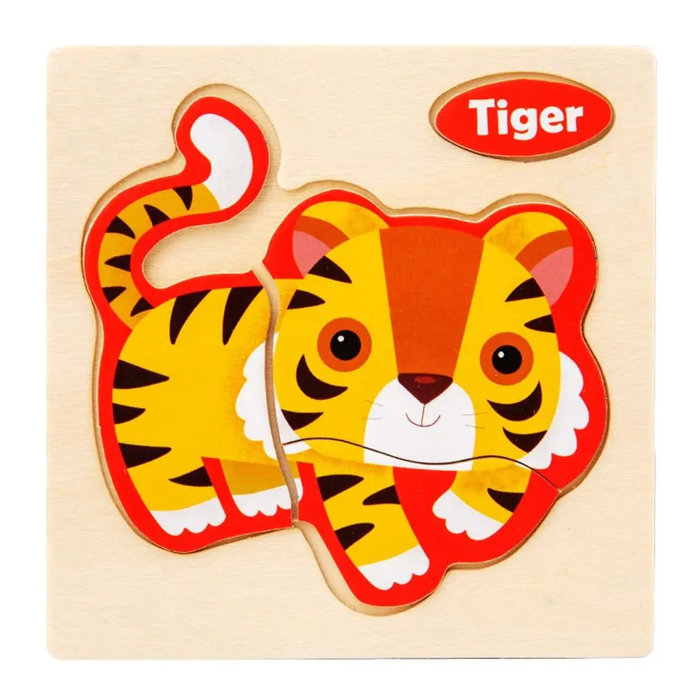 

Wood 3D Animal Jigsaw Animal Multiple-topic Puzzle 3D Wooden Puzzle Intelligence Game Puzzle Early Education Preschool Learning