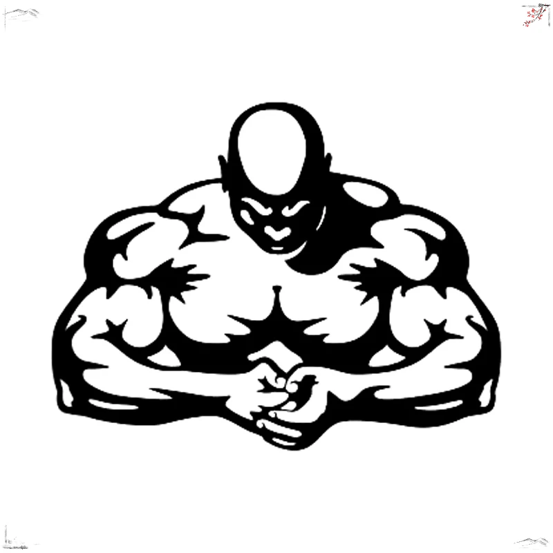 

Classic Bodybuilding Muscle Man Fitness Car Sticker Vinyl Decal 18.8cm*14.6cm
