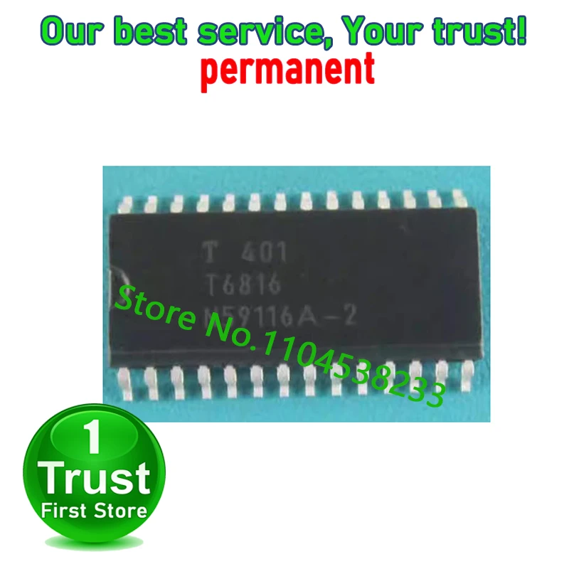 1-10개/몫 T6816-TIQ T6816 SOP-28 신뢰 우선 재고 있음
