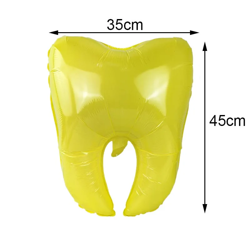 Zähne Ballon Dental Gesundheit Schutz Zähne Party Decor Zahn Zahnbürste Folie Ballon Zahnarzt Student Zähne Thema Party Dekore – Detail 6