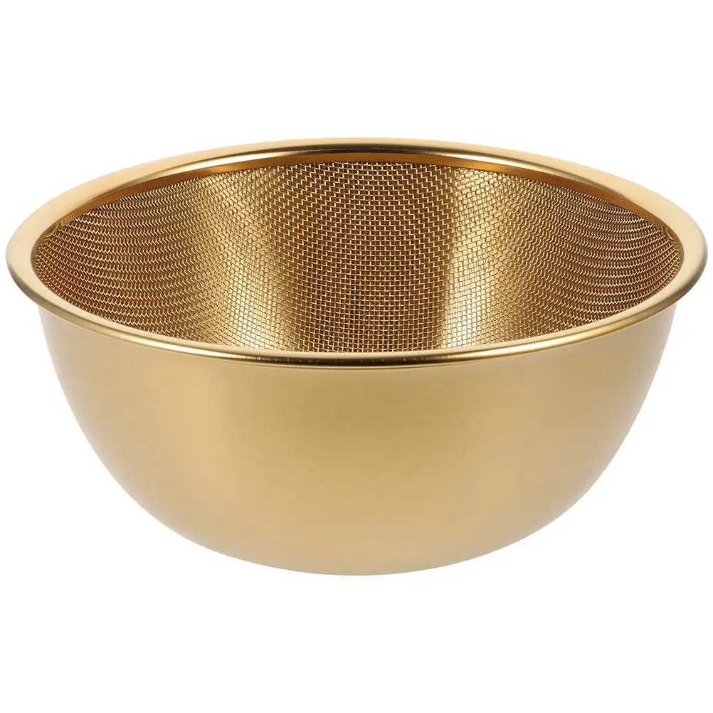 

Stainless Steel Vegetable Washing Basket Fruit Basin Kitchen Countertop Rice Rinser Strainer er Set Fine Mesh Sieve