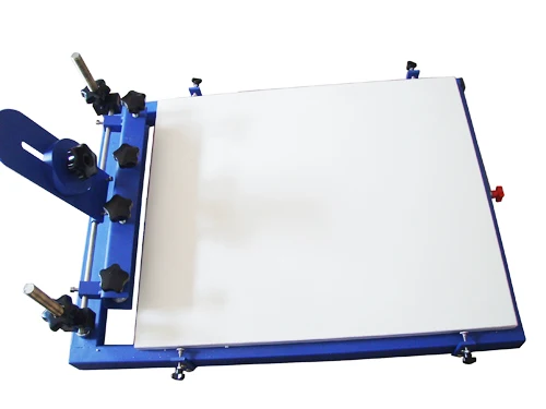 NS102 Manual 1 color 2 station screen printing bench top press for flat surface objects