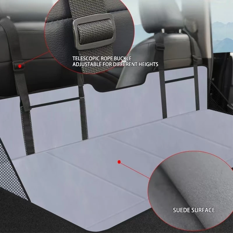 SUV 테슬라 모델 Y/3 차량 매트 자동차 캠핑 침대 접이식 여행 매트리스 비 풍선 자동차 엑스트라 롱 매트리스 커플 썸네일 2