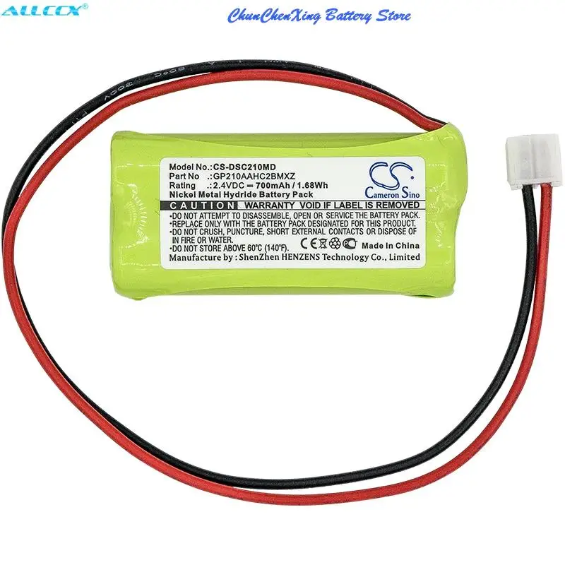 

Cameron Sino 700mAh Battery GP210AAHC2BMXZ for Dentsply/DSSB Propex II