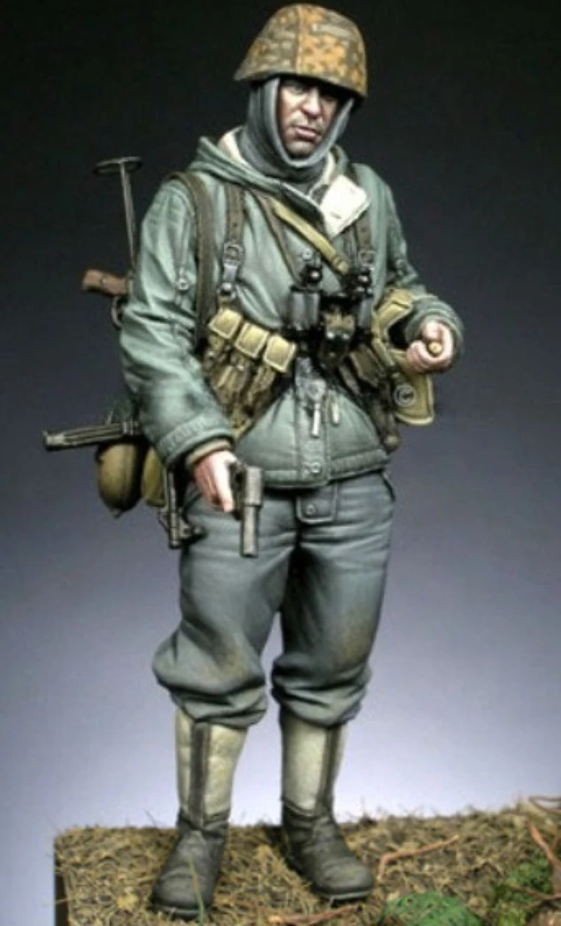 

Масштаб 1/35, литая под давлением фигурка из смолы, комплект модели, восточный фронт, немецкие греендеры, в разобранном виде и неокрашенном виде