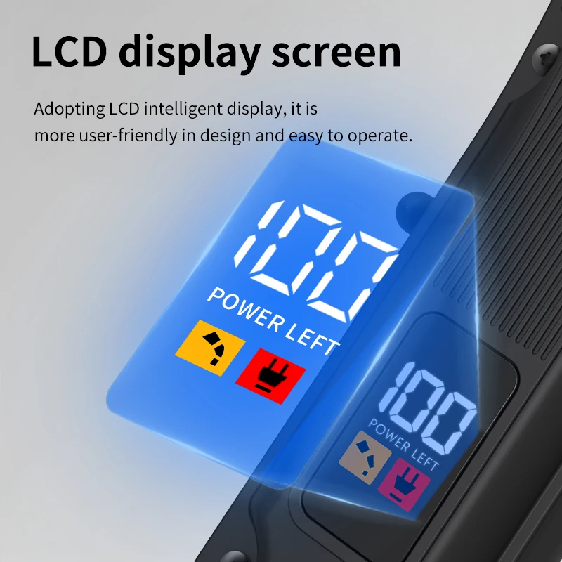 Resuxi YU01 Barber Electric Black Hair Clipper Rechargeable Professional Men's Cordless Barber Hair Cutting Machine 1200mAh