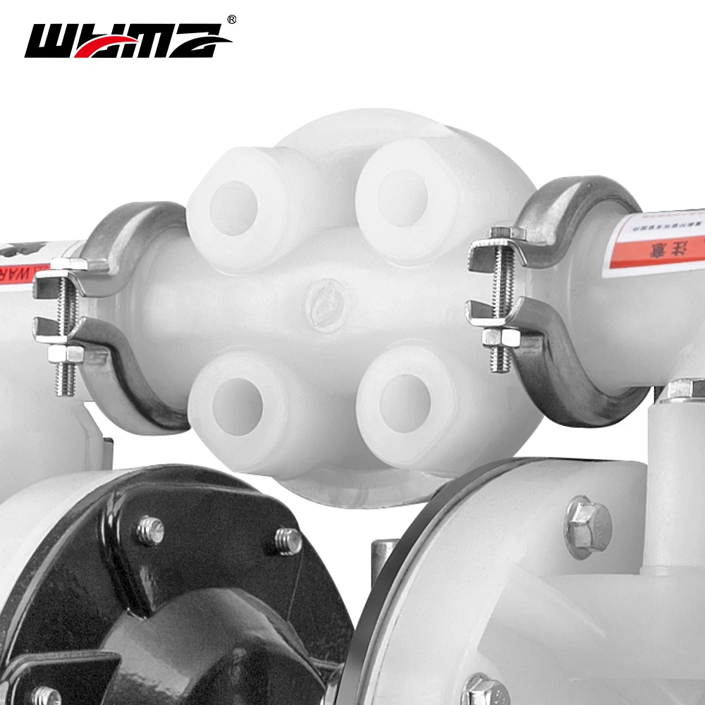 pp مضخة الحجاب الحاجز البلاستيكية الهوائية 1 "مقاومة للتآكل لهندسة المواد الكيميائية مضخة الحجاب الحاجز البلاستيكية الهوائية