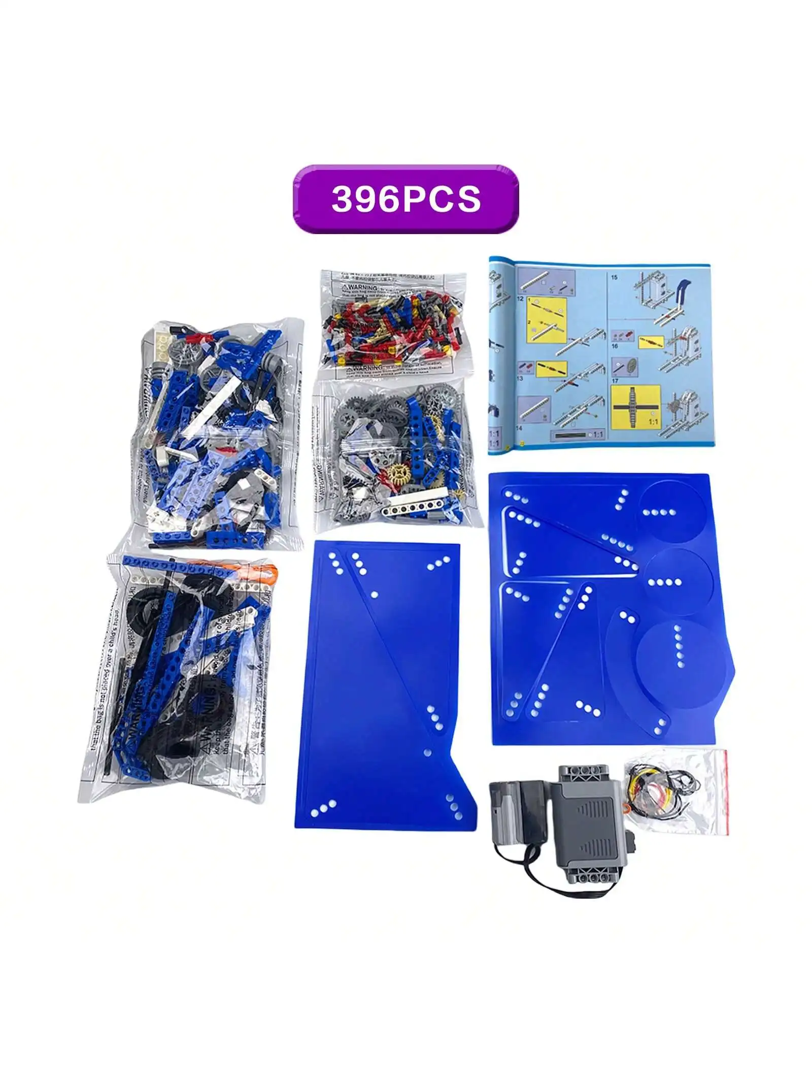 9686 Technical Parts Multi Technology MOC Brick Educational School Student Learning Building Block Power Punction Teaching Tools image 3