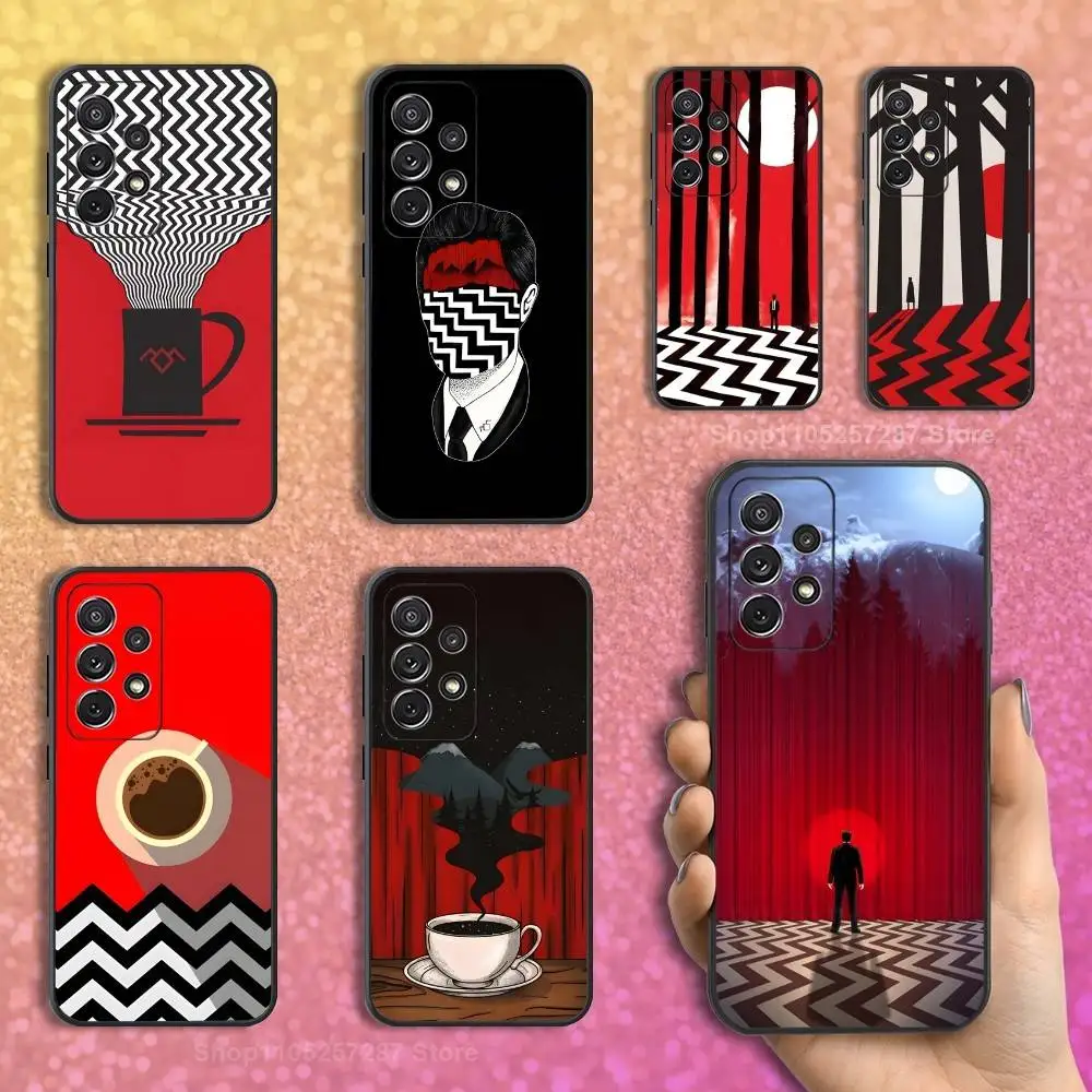 

W-Welcome To T-Twin Peaks Case For Samsung S23,S25,S20,S10,S9,S21,S24,S22,Ultra,FE,Plus,Lite,Soft Silicone Black