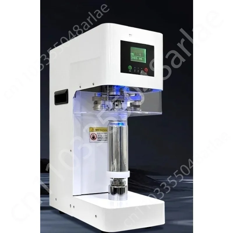 Commercial Automatic Tin Can Sealing Machine Soda Sealer Cup Body Rotation Aluminum Beer Bottles PET Jar Cans Seamers 110V/220V