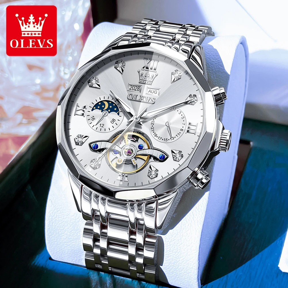 Men's Automatic Mechanical Watch, Stylish Design