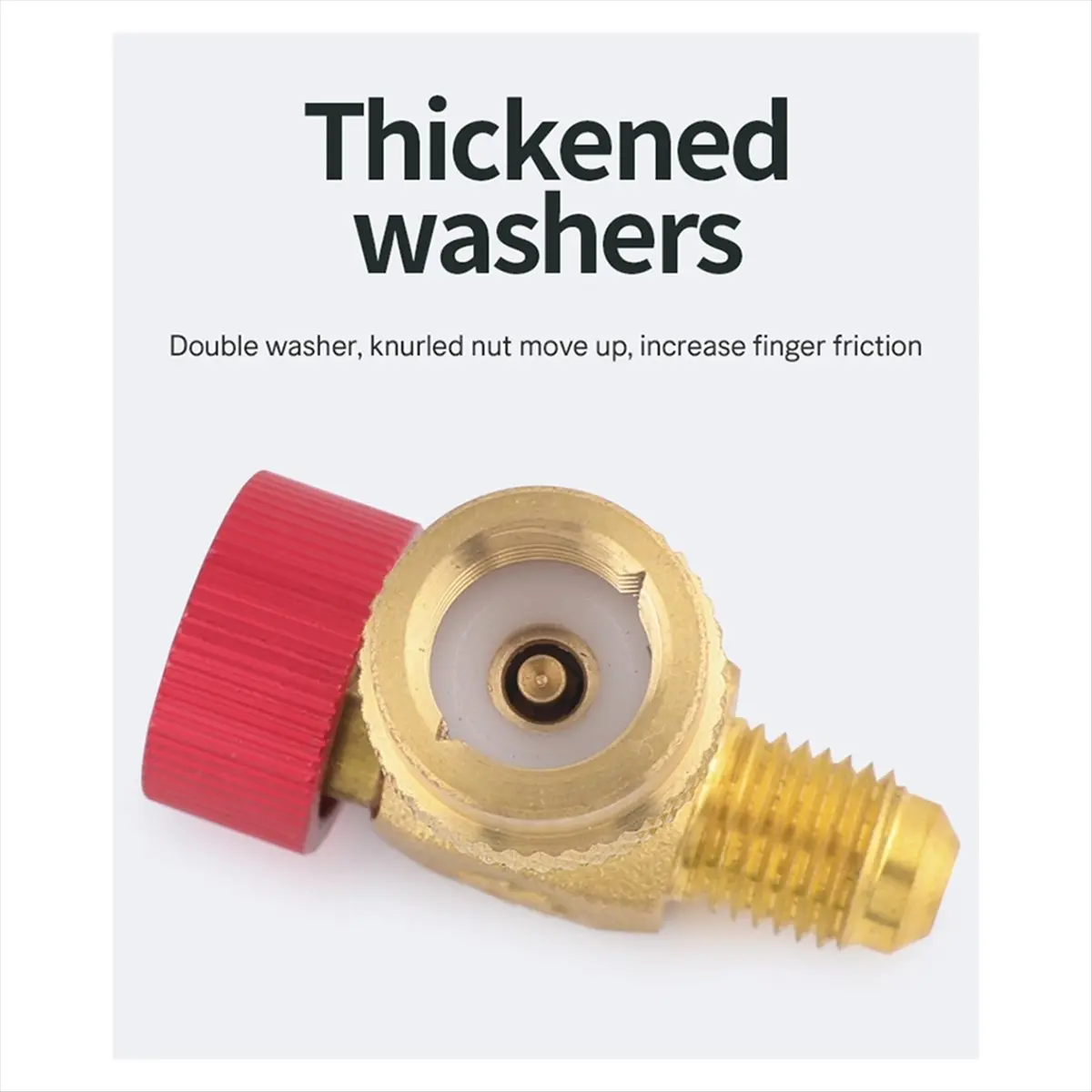 A45I 90 Degrees HS Right Angle Copper Air Conditioner Safety Valve R22/32/410 Fluorine Adding Valve Refrigerant Adapter