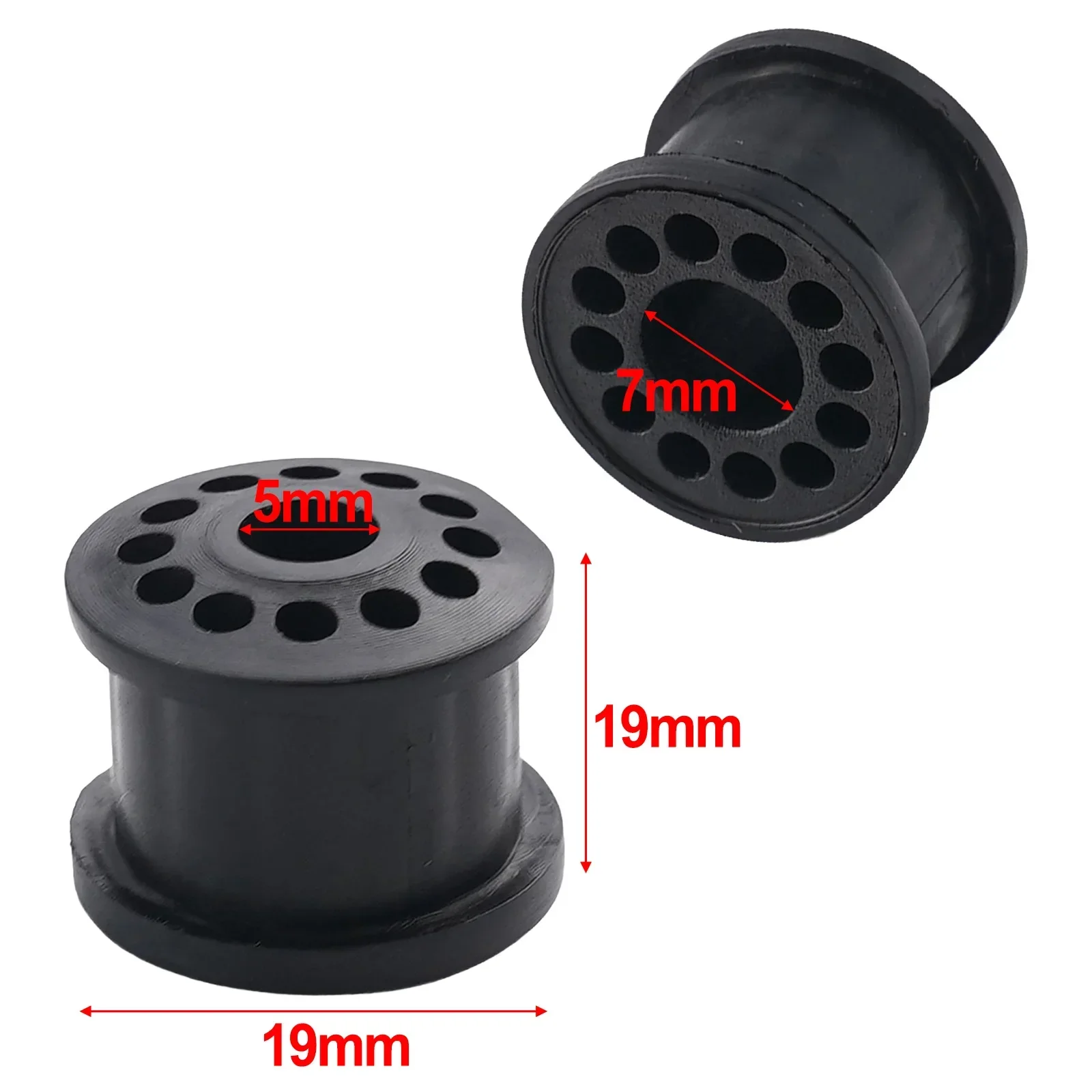 2Pcs Gearbox Shift Lever Cable Bushing For Ford For Focus For Fiesta 4S6P-7412-AA 4641135 4668268AC 5037380AA Rubber Kit