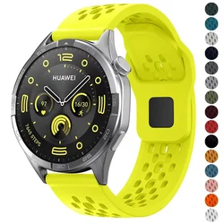 18mm 20mm 22mm Strap for Samsung Galaxy 7 FE 6 5 4 44mm 40mm Silicone Breath Band for Watch 5Pro 45mm 6Classic 47 43mm Bracelet