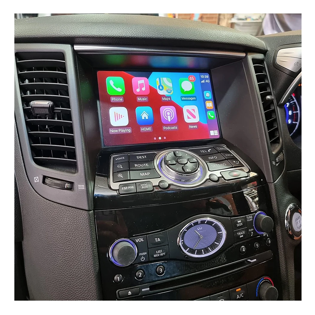 Wireless Android Auto Apple CarPlay Upgrade Module for Infiniti G37 G35 M35 M25 QX60 QX70 Q70 FX EX Car Multimedia Interface