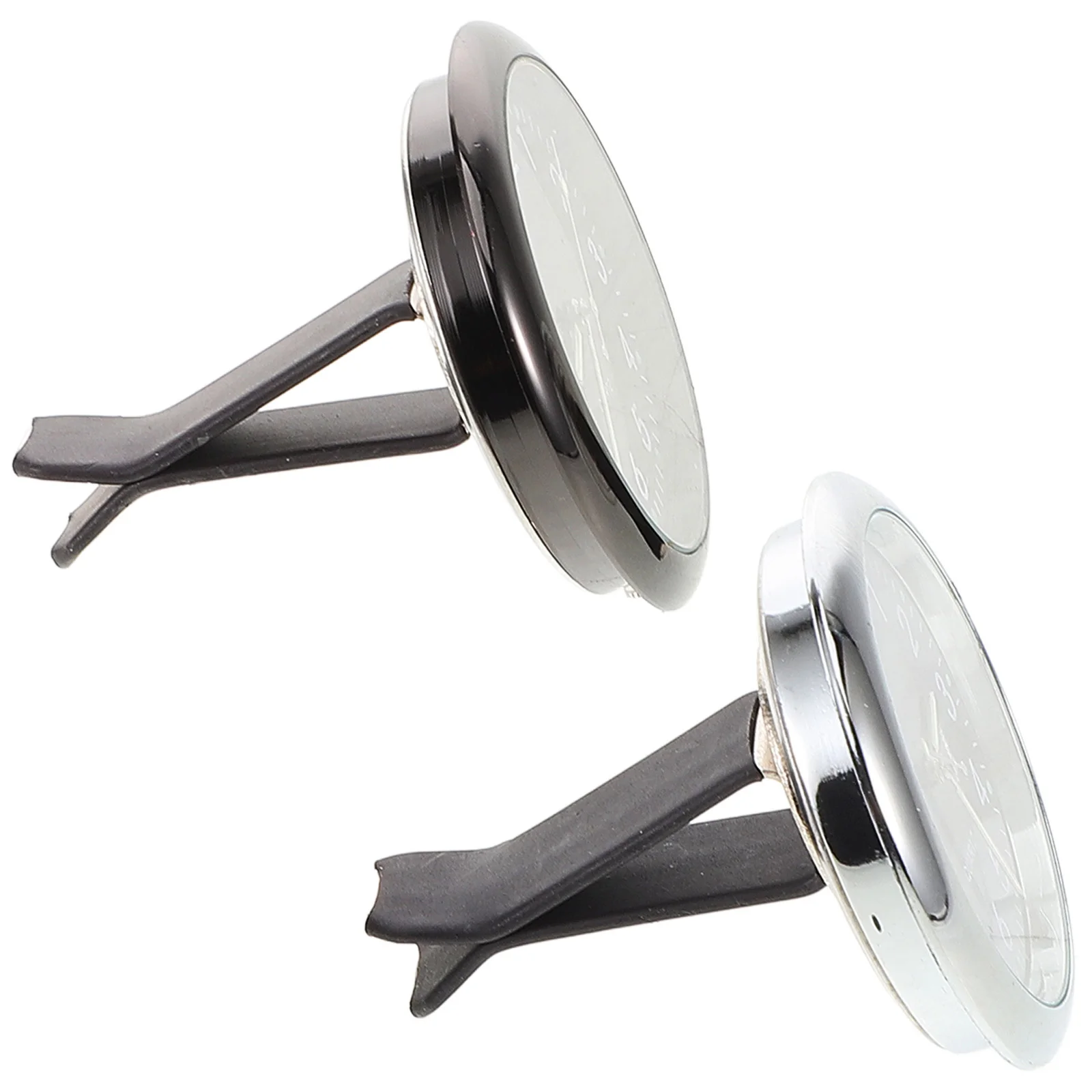 

2Pcs Vent Clock Night Light Durable Dashboard Clip Car Interior Air Vent Decoration Time Display Dashboard Clock