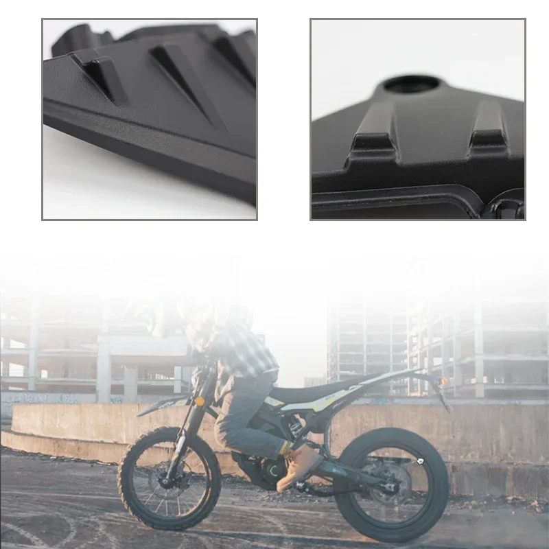 ONLEEYPP Motorcycle Parts Tools Mudguard Black Frame Support Bracket Bottom Skid Plate Trim Cover For For Electric Ultra Bee 6