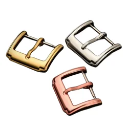 Wholesale 50PCS/ Lot Stainless Steel Watch Buckle Watch Clasp 12mm 14mm 16mm 18mm 20mm 22mm For Watch Bands Watch Straps