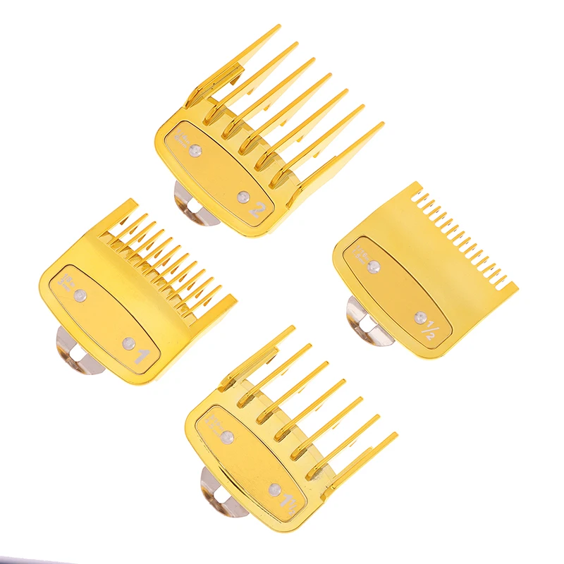 2/3/4Pcs Hair Clipper Guide Comb Cutting Limit Combs Standard Guards Attach Parts Electric Clippers Accessories