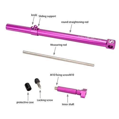 Imagen 2 del producto ZTTO-Palanca de cambios para bicicleta de carretera, Kit de medida de palanca de cambios manual con ajuste de ángulo de altura, herramienta de calibre de alineación de suspensión de cambio de bicicleta