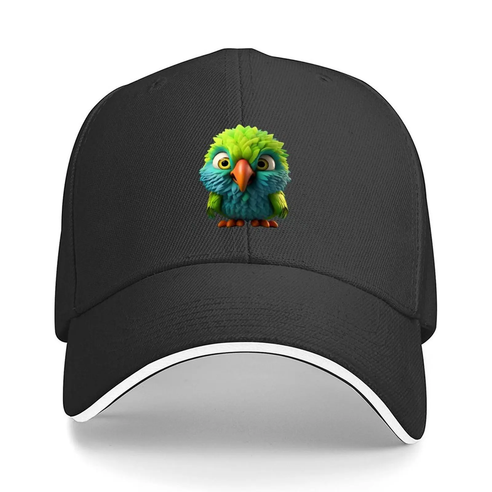 

Angry Green Bird Inspired by Video Games Baseball Cap Luxury man cap Mountaineering Rave Golf Cap Women's Beach Men's