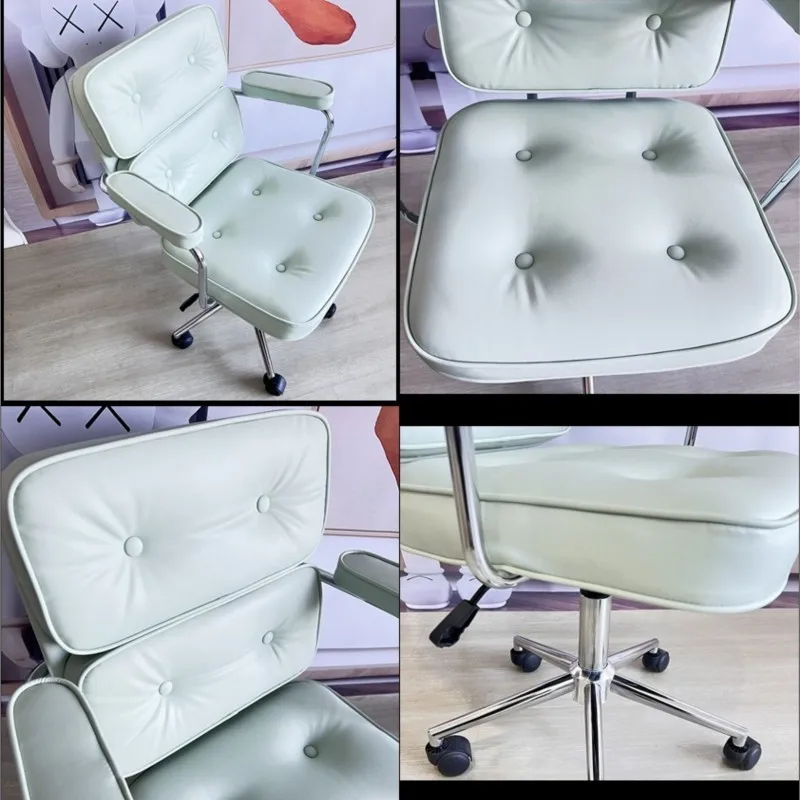 MOMO Ergonomic Computer Chair Home Backrest Comfortable Leisure Lift Office Chair Staff Student Dormitory Study Chair