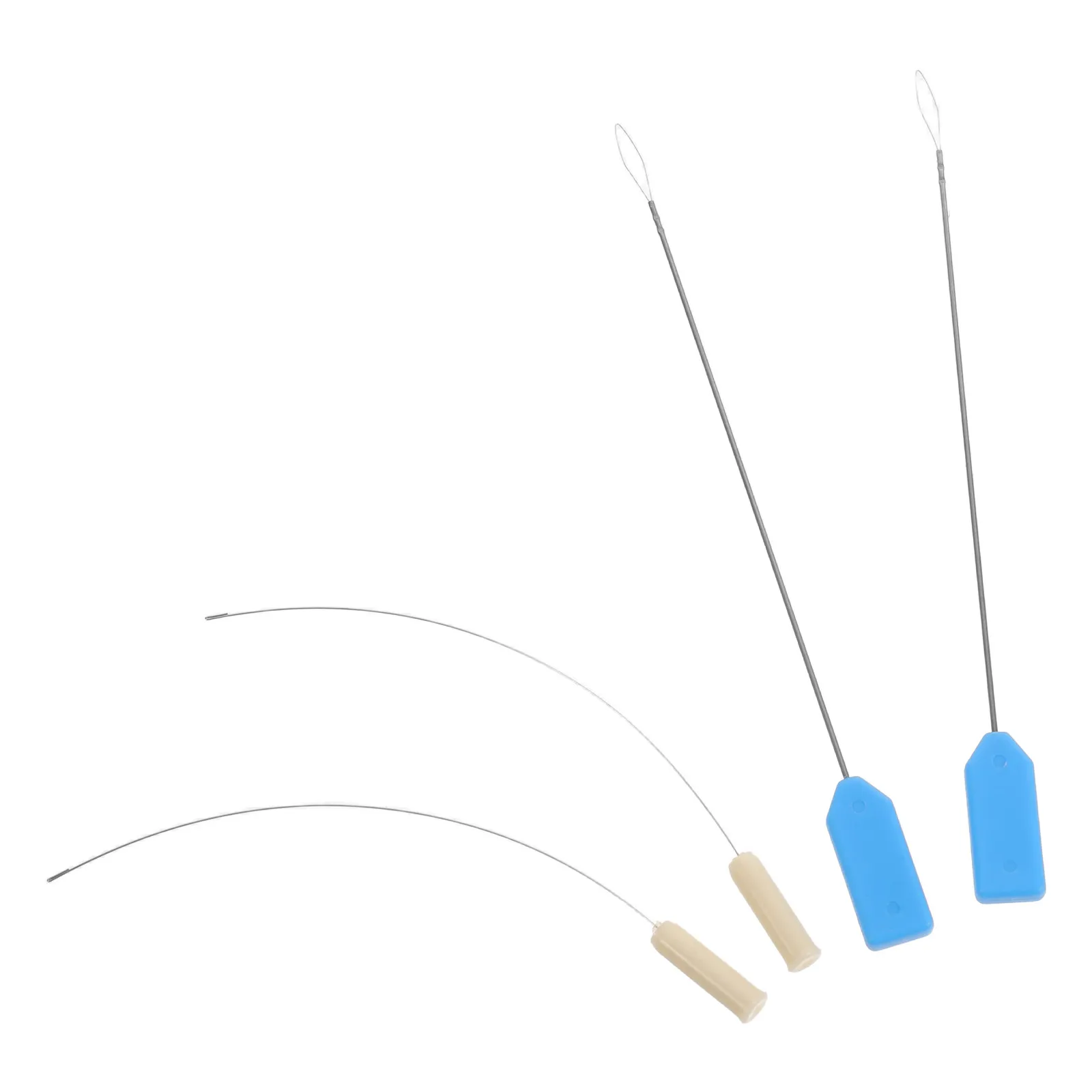 

4Pcs Long Handle Needle Threading for Sewing Machine Ergonomic Threader Tool Fast Precise Needle Inserter Sewing Accessories
