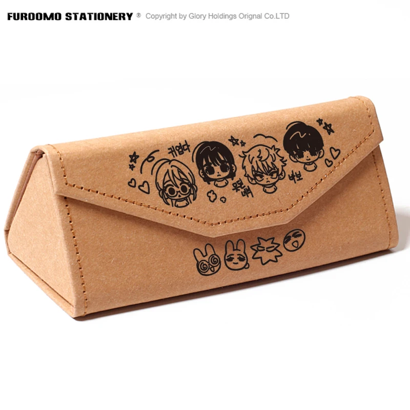 

Anime Alien Stage Ivan Luka Till MiZi Sua Cosplay Spectacle Case Cartoon Glasses Box Writing Cases Ornament Xmas Gift