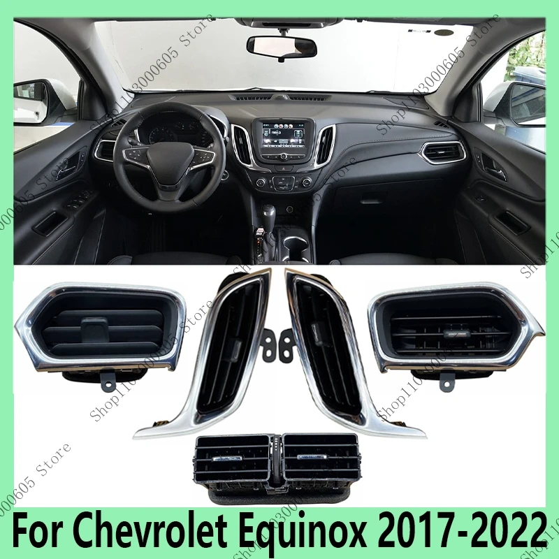 

For Chevrolet Equinox 2017-2022 Car Accessories Side Ventilation Dashboard Air Conditioning Outlet Vent Grille 23319446 23319447