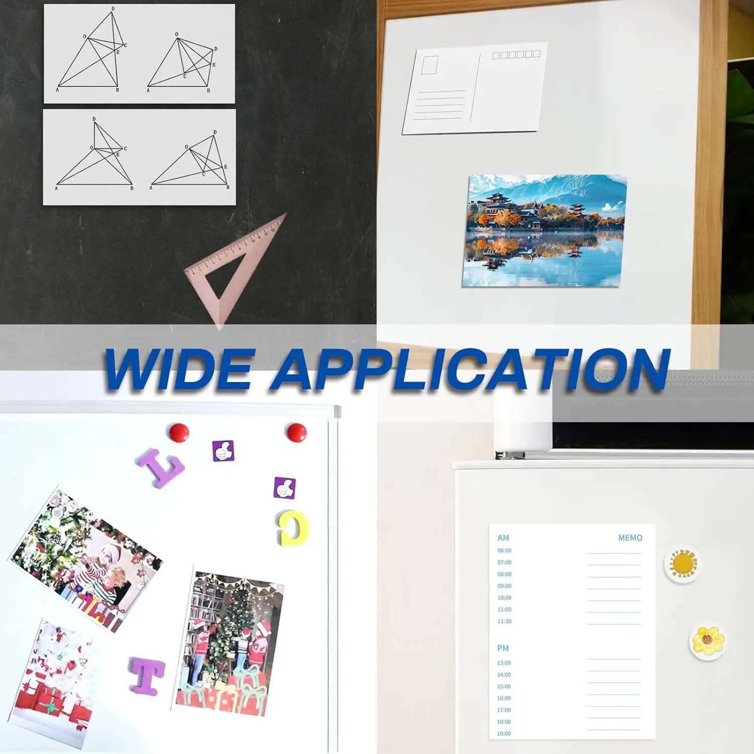 DIY Craft magnetische vellen met zelfklevende achterkant - 3,5 x 5 "10 stuks zelfklevende vellen voor magnetische stickers en foto's