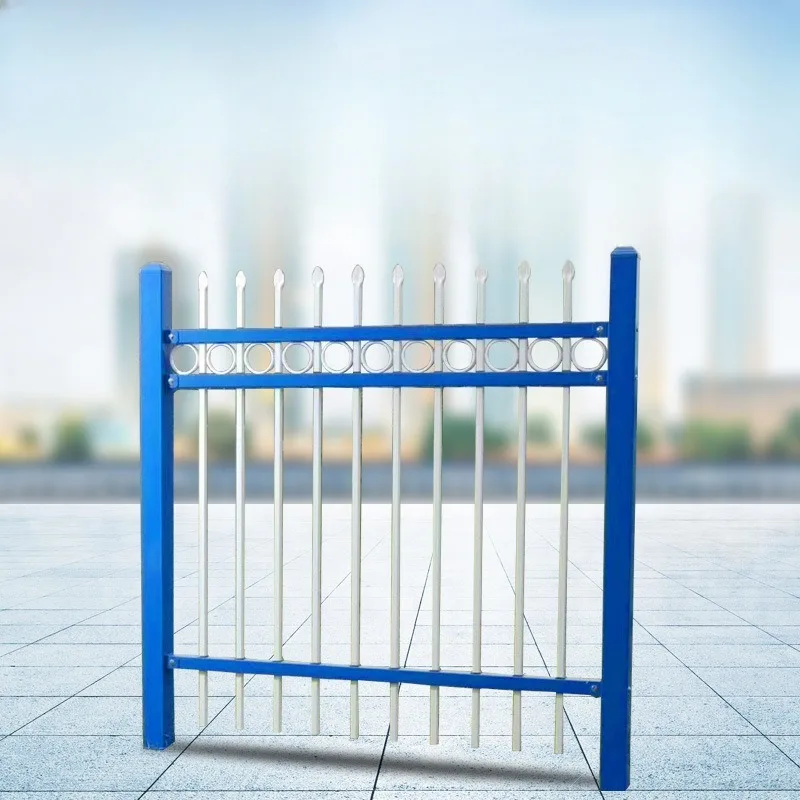 Villa courtyard safety zinc steel fence school community municipal zinc steel fence