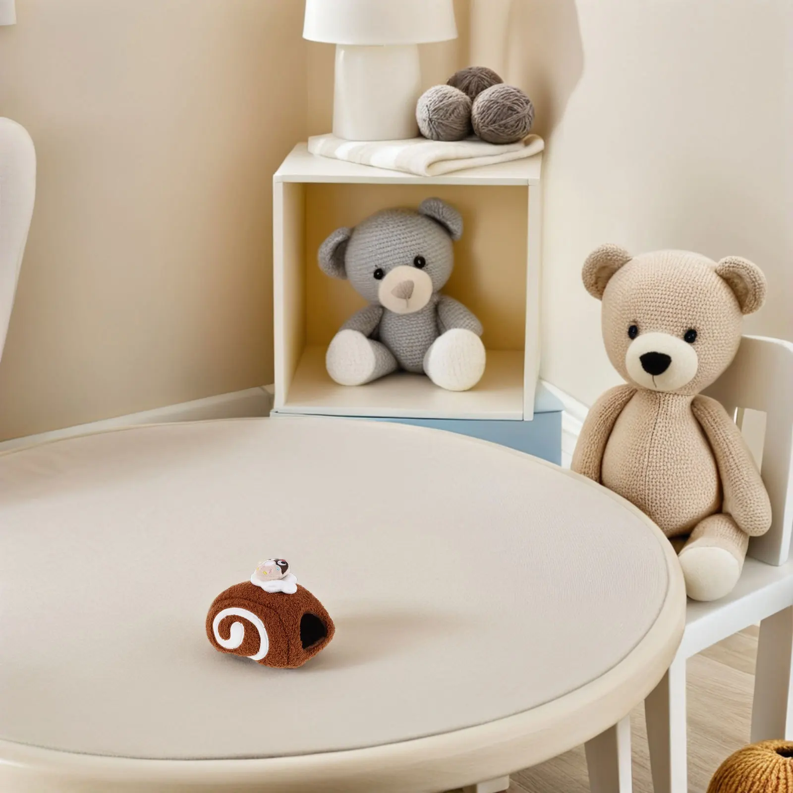 

Hamster Cozy Nest Roll Design Hideout House Soft Cotton Warm Winter Shelter Small Pet Bed Nest Furniture Hamsters Bed