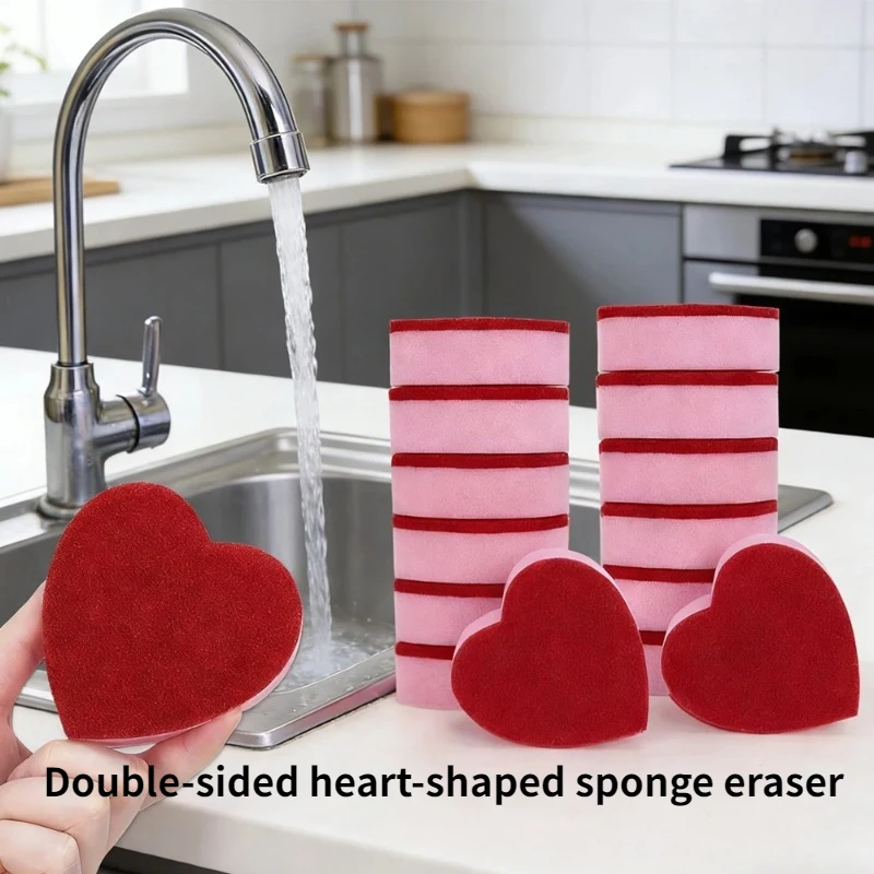 2/4/6PCDual‑Sided Non‑Scratch Dish Sponge Long Lasting Kitchen Dishwashing Sponges Household Cleaning Sponge for Dishes Cookware