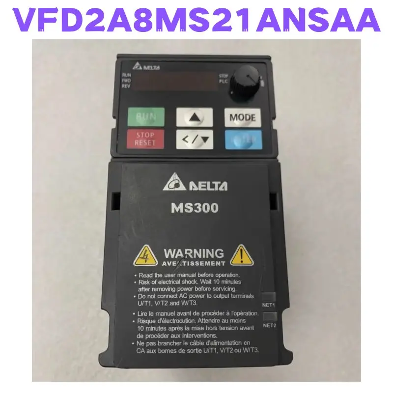 

Second-hand VFD2A8MS21ANSAA Inverter Tested OK