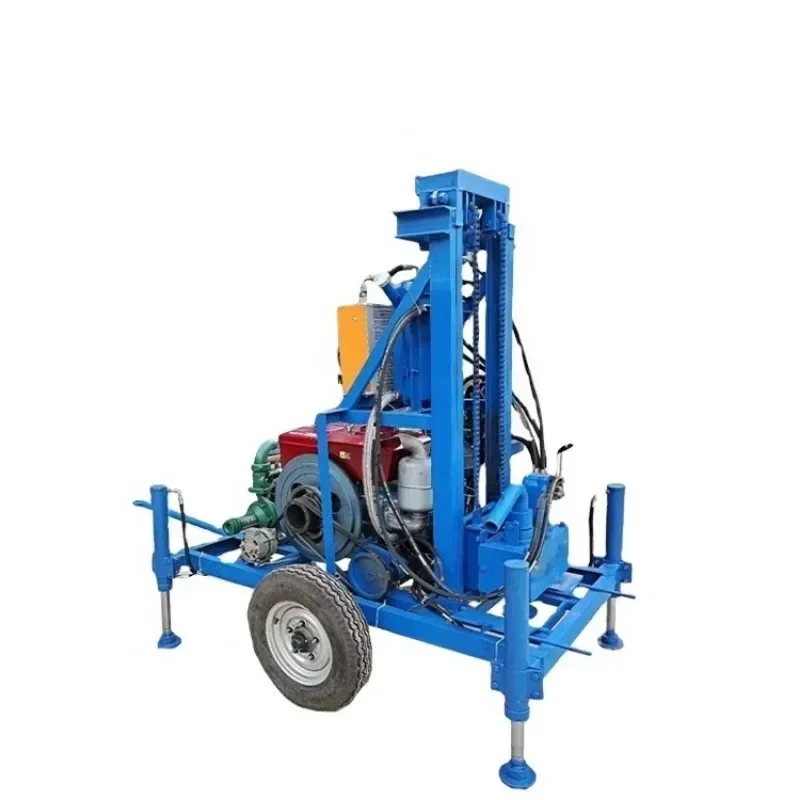 Crawler Water Well Drill Rig YG-280D Diesel Electric Lifting Small Water Well Drilling Rig Hydraulic Water Well Drilling Rig