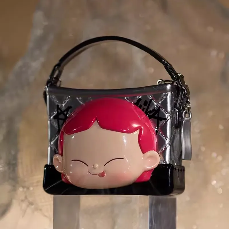 Toycity 4pcs/bag Diy Blind Box Toys“MiKA'S Curated Mini Bag”series Refrigerator Magnet Decoration Mystery Box Gift Random Styl