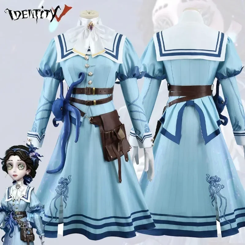 

Game Emily Dyer Doctor Cosplay Costume Identity V Preserved Flower Dress Uniform Adult Women Halloween Party Role Play Outfit