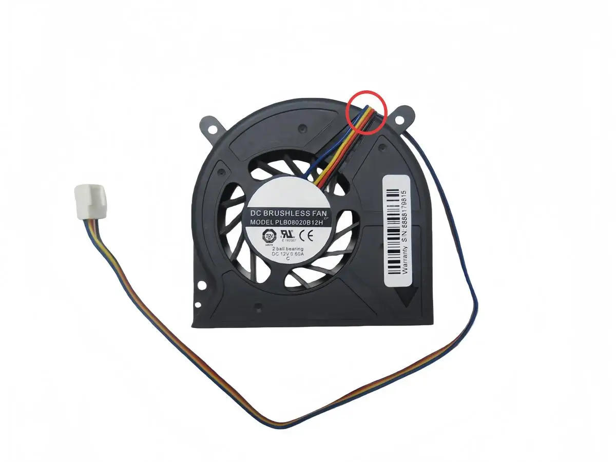 

All-in-one Cpu Cooling Fan For MSI MS-AA5E PLB08020B12H 12V 0.6A 4PIN Blue, Yellow, Red, Black 88*88*21MM New