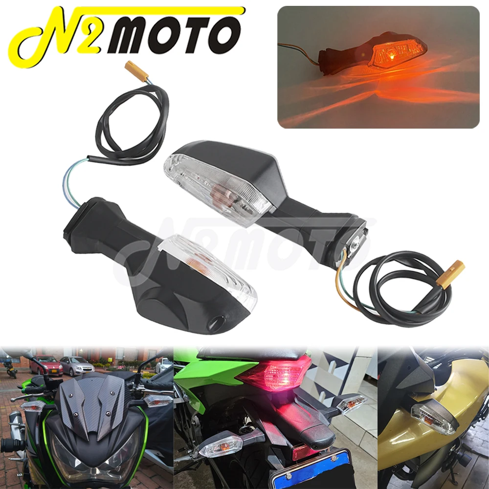 

Индикатор указателя поворота мотоцикла для Kawasaki Ninja 300/650/1000 ER-6N Z1000 SX Z250 Z300 Z750 Z800 ER-6F мигалка